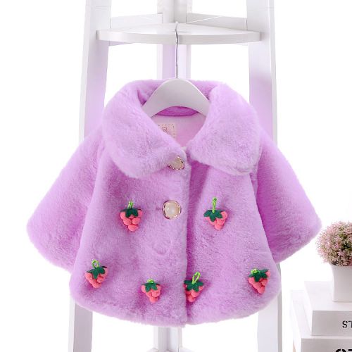 Cape pour fille en flanelle - Ref 2157396