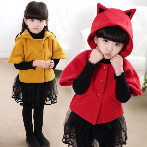 Cape pour fille en laine - Ref 2157570