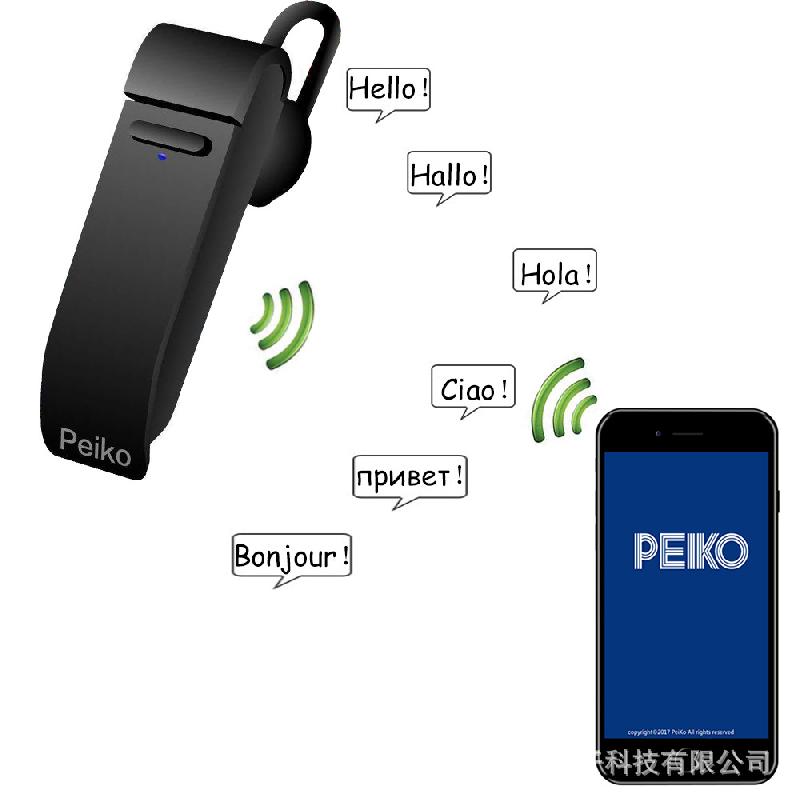 Casque bluetooth PEIKO avec commande vocale - Ref 3379000