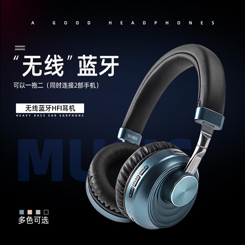 Casque bluetooth avec commande vocale fonction appel connexion multipoints - Ref 3379592