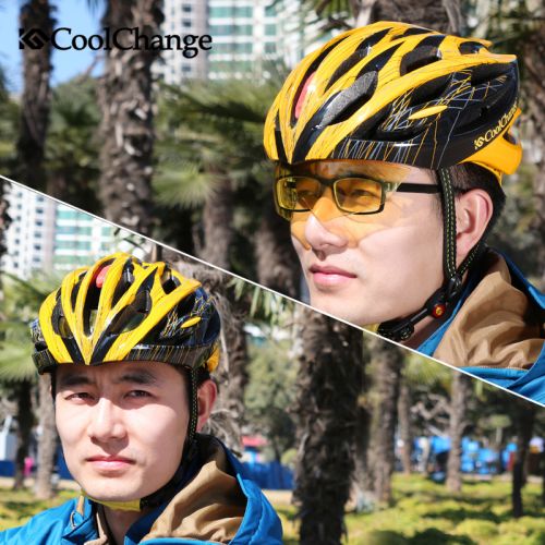 Casque cycliste mixte COOLCHANGE - Ref 2235561