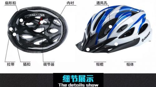 Casque cycliste mixte - Ref 2240396