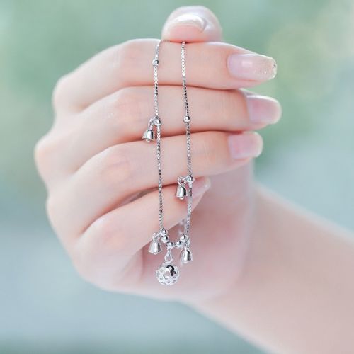 Chaine de cheville Femme Argentée - Ref 3101404