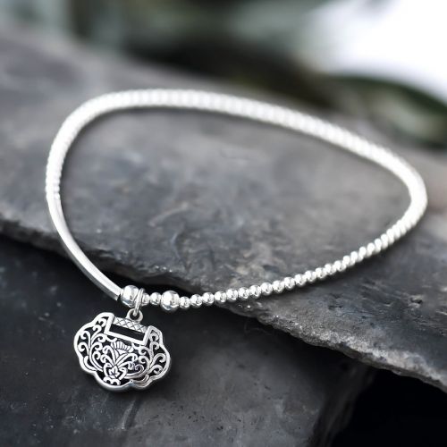Chaine de cheville Femme Argentée - Ref 3101450