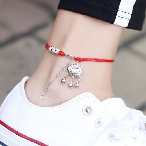 Chaine de cheville Femme Argentée - Ref 3101466