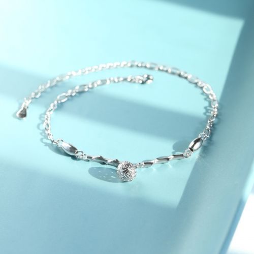 Chaine de cheville Femme Argentée - Ref 3101467