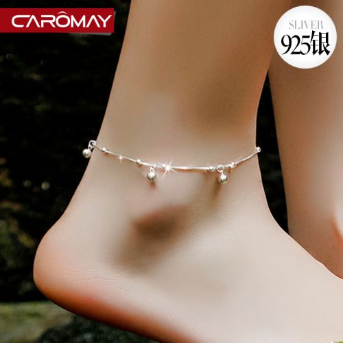 Chaine de cheville Femme CAROMAY Argentée - Ref 3101535