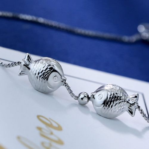 Chaine de cheville Femme MESSIAH Argentée - Ref 3101568