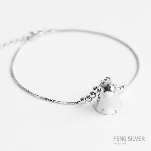 Chaine de cheville Femme Argentée - Ref 3101677