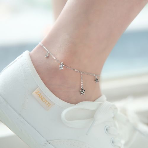Chaine de cheville Femme TWINSTYLE Argentée - Ref 3101678