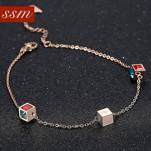 Chaine de cheville Femme en Acier au titane - Ref 3101699
