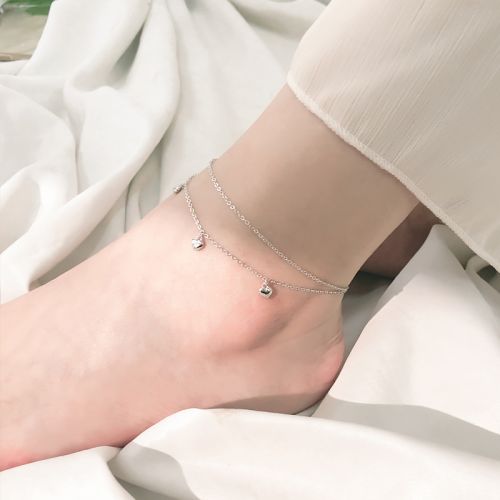 Chaine de cheville Femme Argentée - Ref 3101727