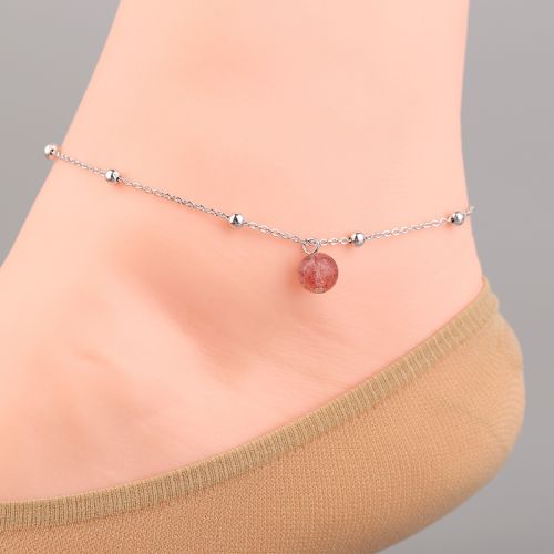 Chaine de cheville Femme Argentée - Ref 3101755