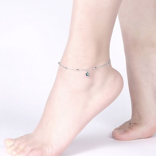 Chaine de cheville Femme BELAMI Argentée - Ref 3101796
