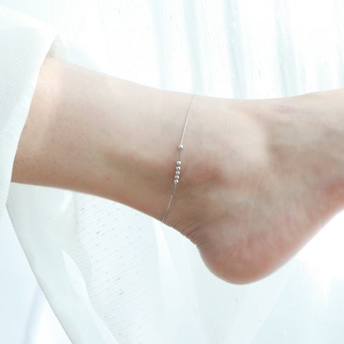 Chaine de cheville Femme Argentée - Ref 3101834