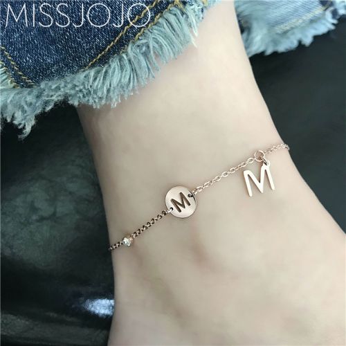Chaine de cheville Femme MISS JOJO en Acier au titane - Ref 3101855