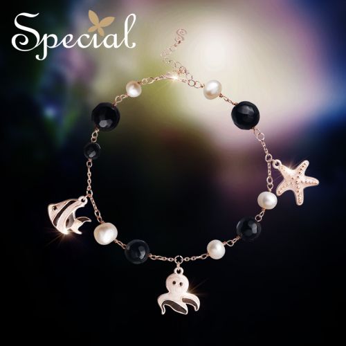 Chaine de cheville Femme SPECIAL en Nacre - Ref 3101875