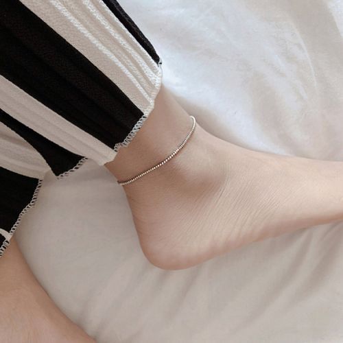 Chaine de cheville Femme Argentée - Ref 3101919