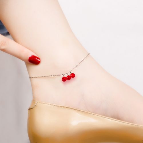 Chaine de cheville Femme Argentée - Ref 3101967