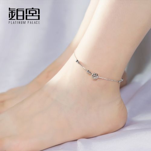 Chaine de cheville Femme Argentée - Ref 3102004