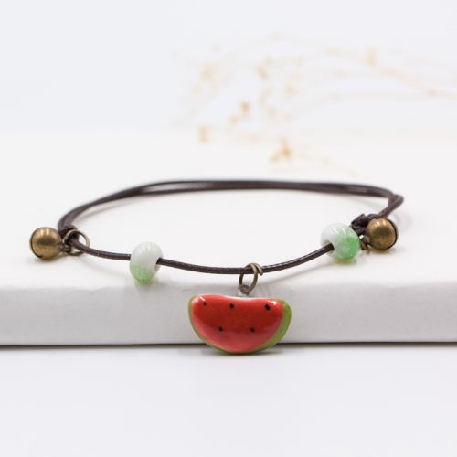 Chaine de cheville Femme CENTRE DE CREATION Bijoux EN CERAMIQUE - Ref 3102044