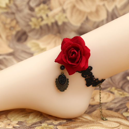 Chaine de cheville Femme en Dentelle - Ref 3102070