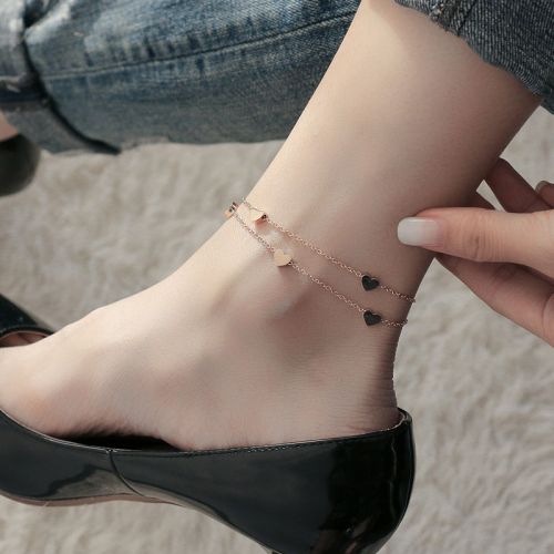 Chaine de cheville Femme en Acier au titane - Ref 3102071