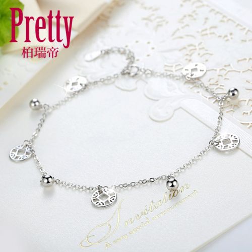 Chaine de cheville Femme Argentée - Ref 3102073