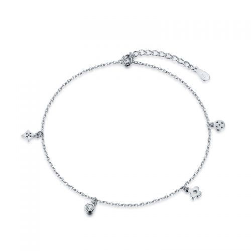 Chaine de cheville Femme BAROLI en Argent 925 - Ref 3102090