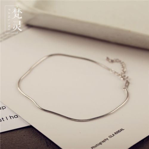 Chaine de cheville Femme Argentée - Ref 3102095