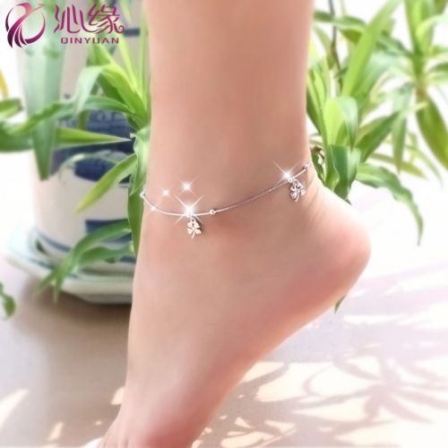 Chaine de cheville Femme Argentée - Ref 3102114