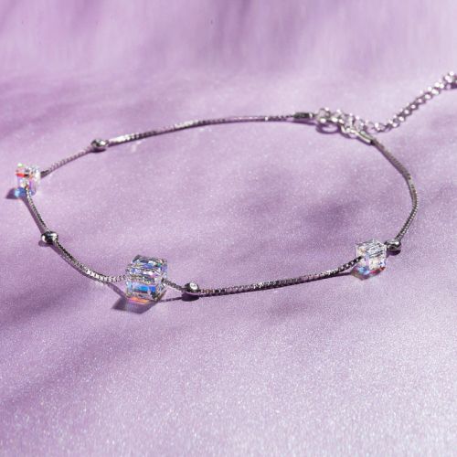 Chaine de cheville Femme LADY en Cristal autrichien - Ref 3102125