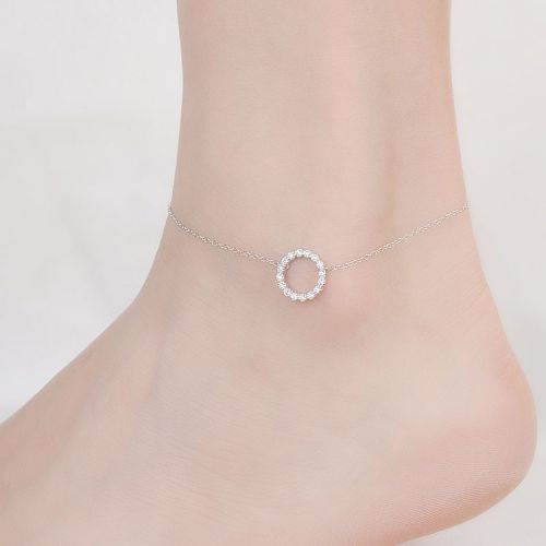 Chaine de cheville Argentée - Ref 3102170