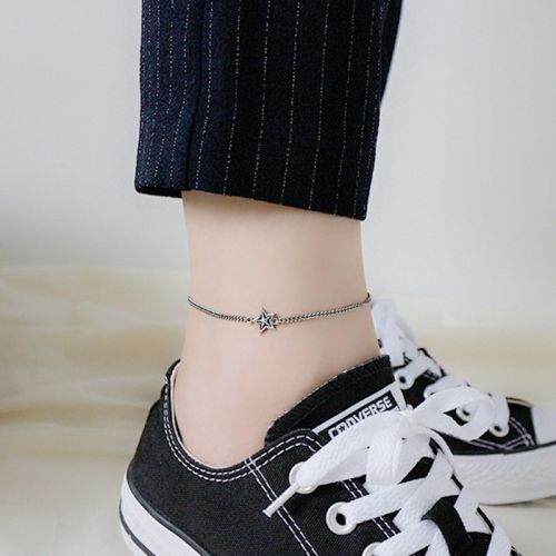 Chaine de cheville Femme Argentée - Ref 3102212