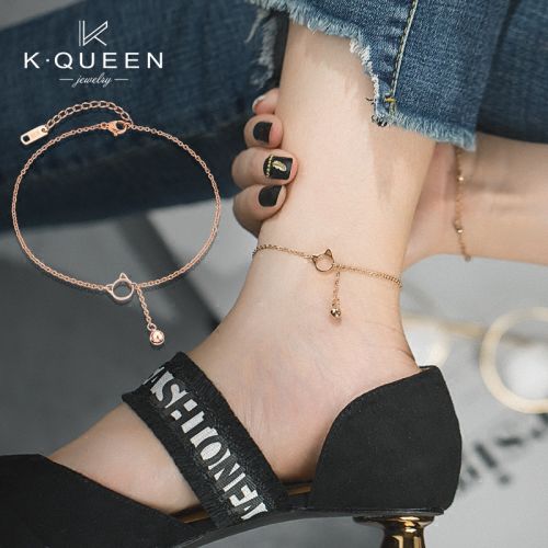 Chaine de cheville Femme en Acier au titane - Ref 3102256