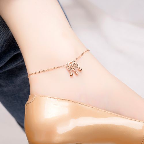 Chaine de cheville Femme en Acier au titane - Ref 3102309