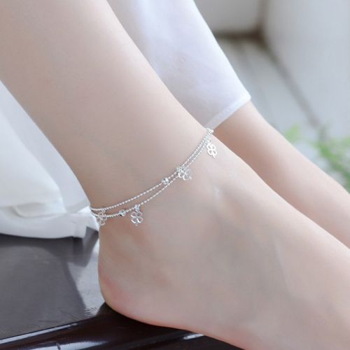 Chaine de cheville Femme Argentée - Ref 3102322