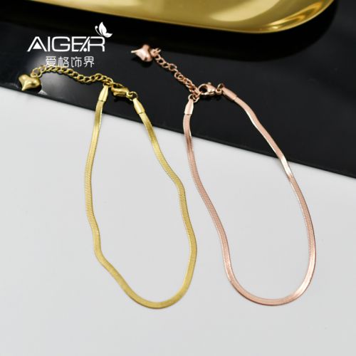 Chaine de cheville Femme en Acier au titane - Ref 3102347