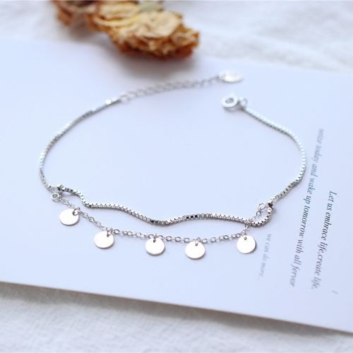 Chaine de cheville Femme Argentée - Ref 3102348