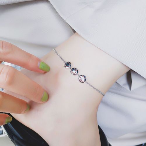 Chaine de cheville Femme Argentée - Ref 3102357