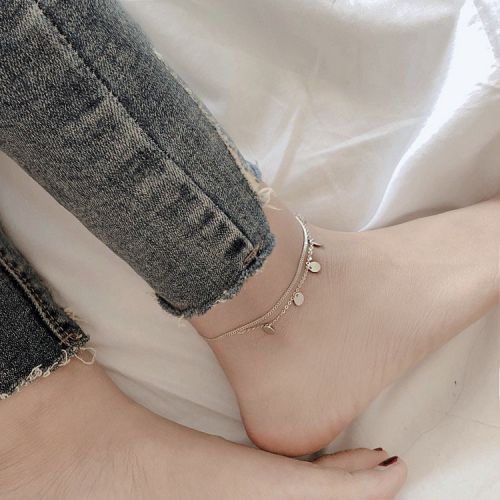 Chaine de cheville Femme Argentée - Ref 3102376