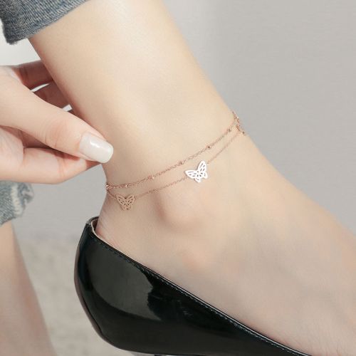 Chaine de cheville Femme en Acier au titane - Ref 3102392