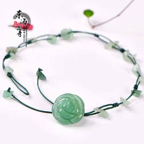 Chaine de cheville Femme en Cristal naturel pierre semi-precieuse - Ref 3102398