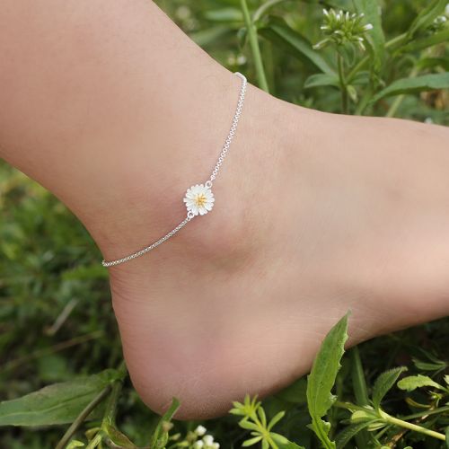 Chaine de cheville Femme Argentée - Ref 3102410
