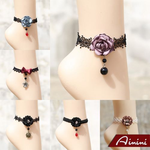 Chaine de cheville Femme en Dentelle - Ref 3102433