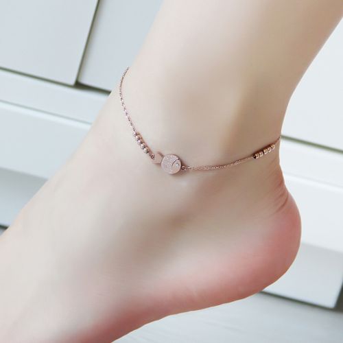 Chaine de cheville Femme en Acier au titane - Ref 3102479
