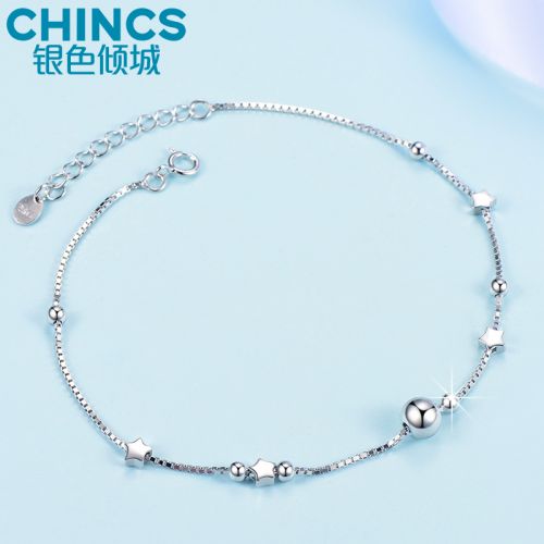 Chaine de cheville Femme CHINCS Argentée - Ref 3102503