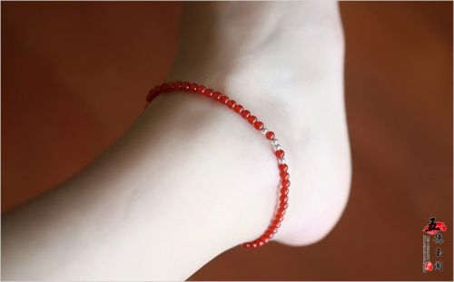 Chaine de cheville Femme en Cristal naturel pierre semi-precieuse - Ref 3102534