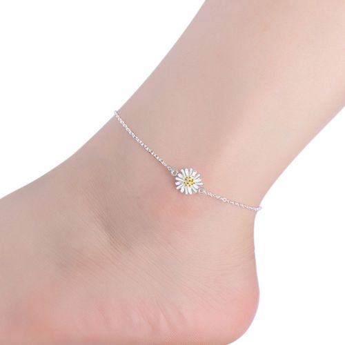 Chaine de cheville Femme Argentée - Ref 3102538