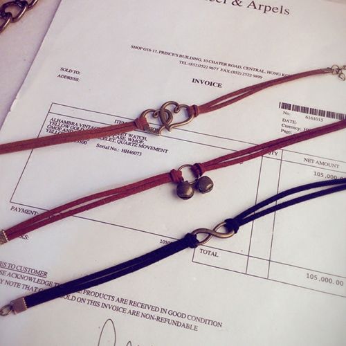 Chaine de cheville Femme en Cuir - Ref 3102578